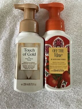 Bath & Body Works bundle of 2 foaming hand soaps